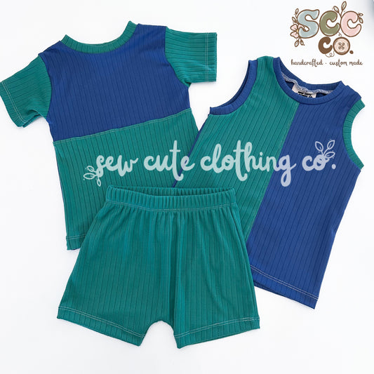 18/24m Basic Tee, Tank and Play shorts