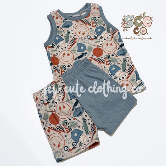 18/24m Tank and play shorts