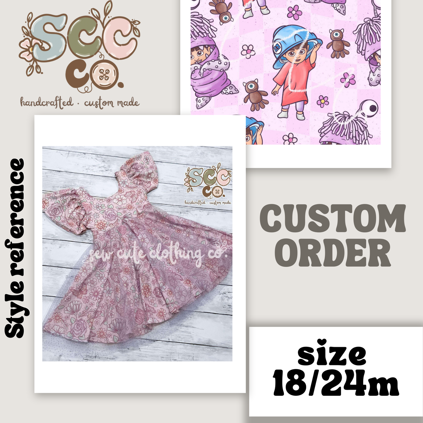 18/24m Twirl dress open gathered sleeve and mesh over skirt