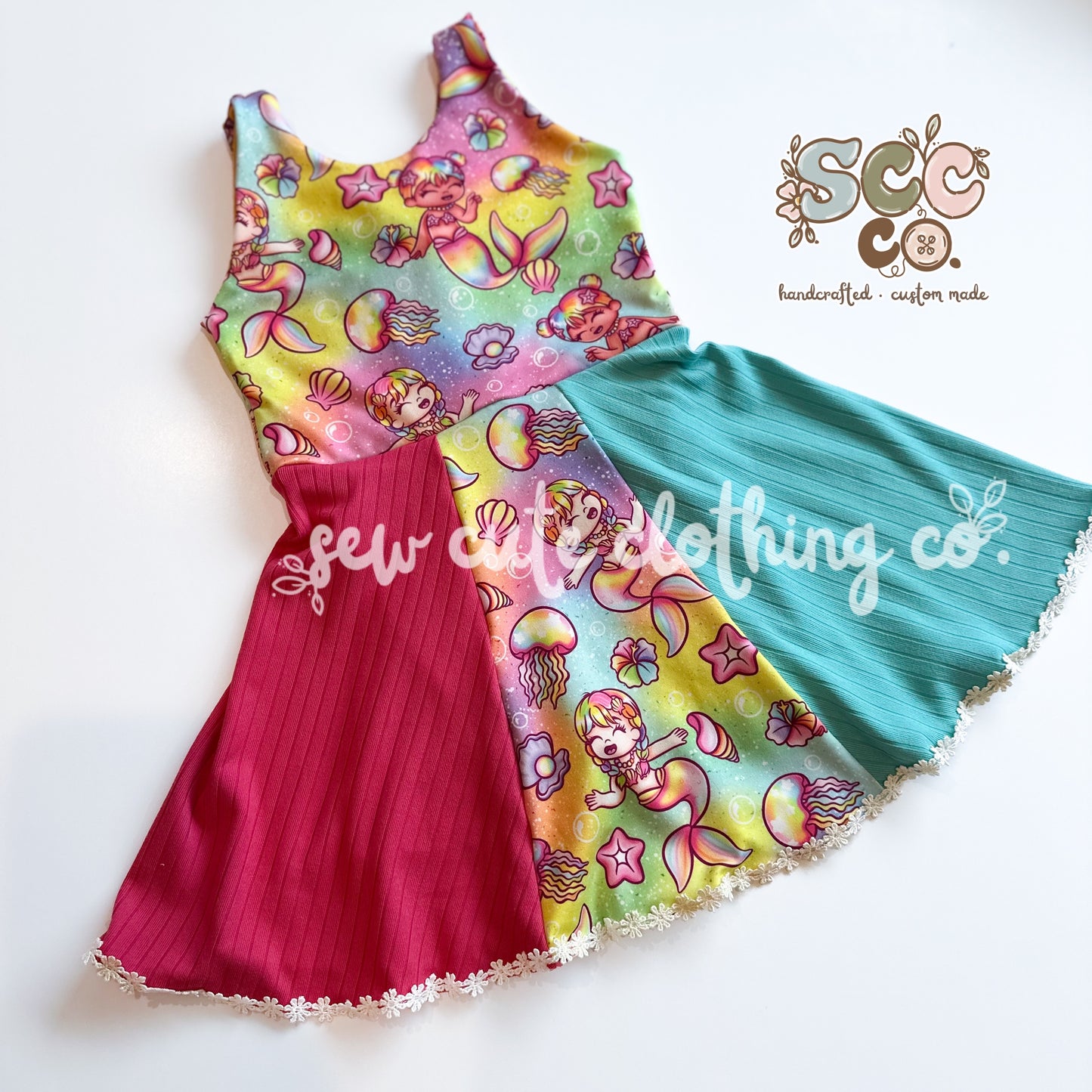 4T OOAK Wren Dress with built in bikers