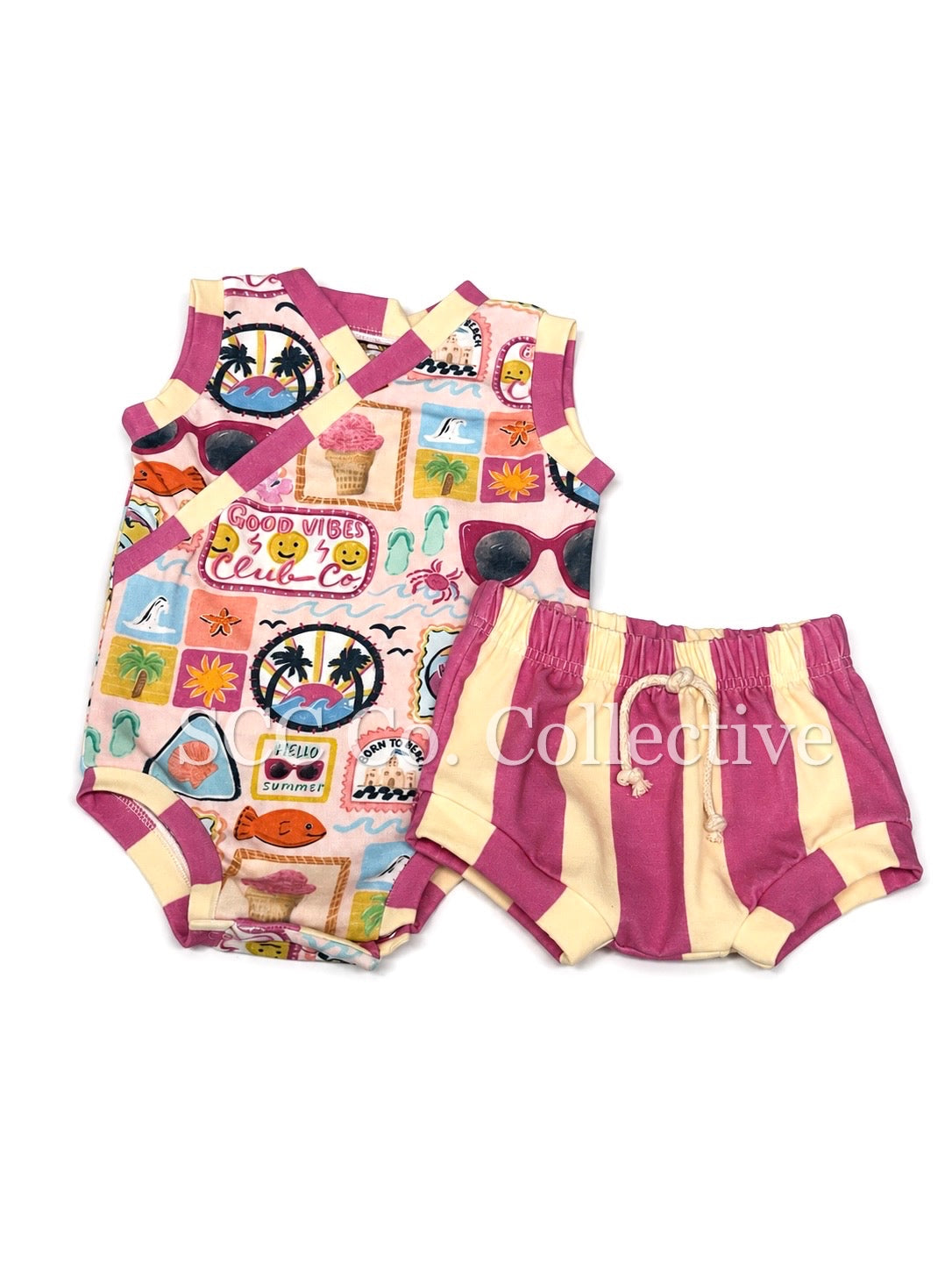 Cross-Cross Onesie