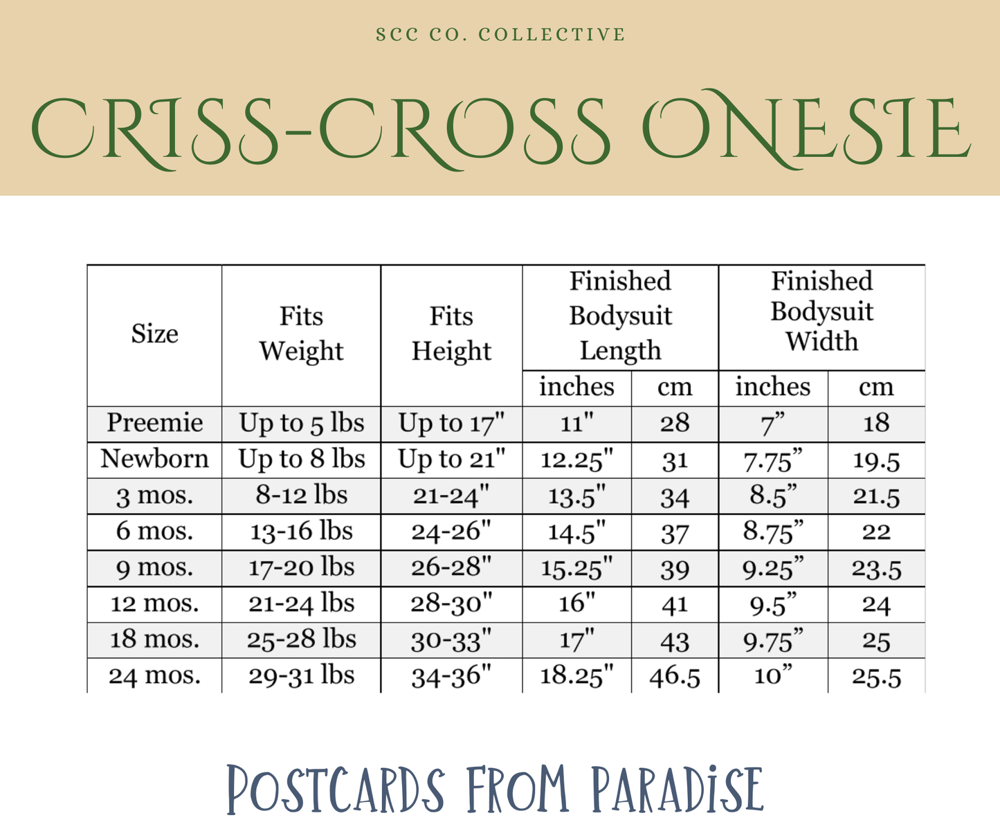 Cross-Cross Onesie