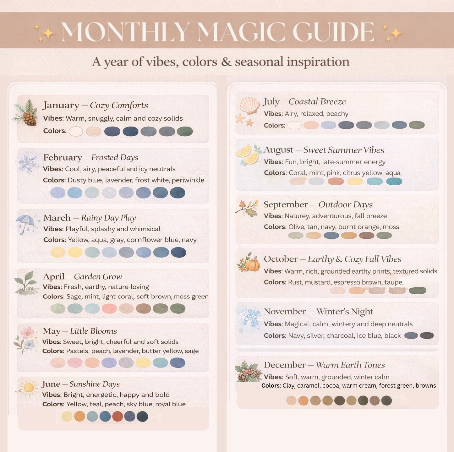 Natural Stitch Collection