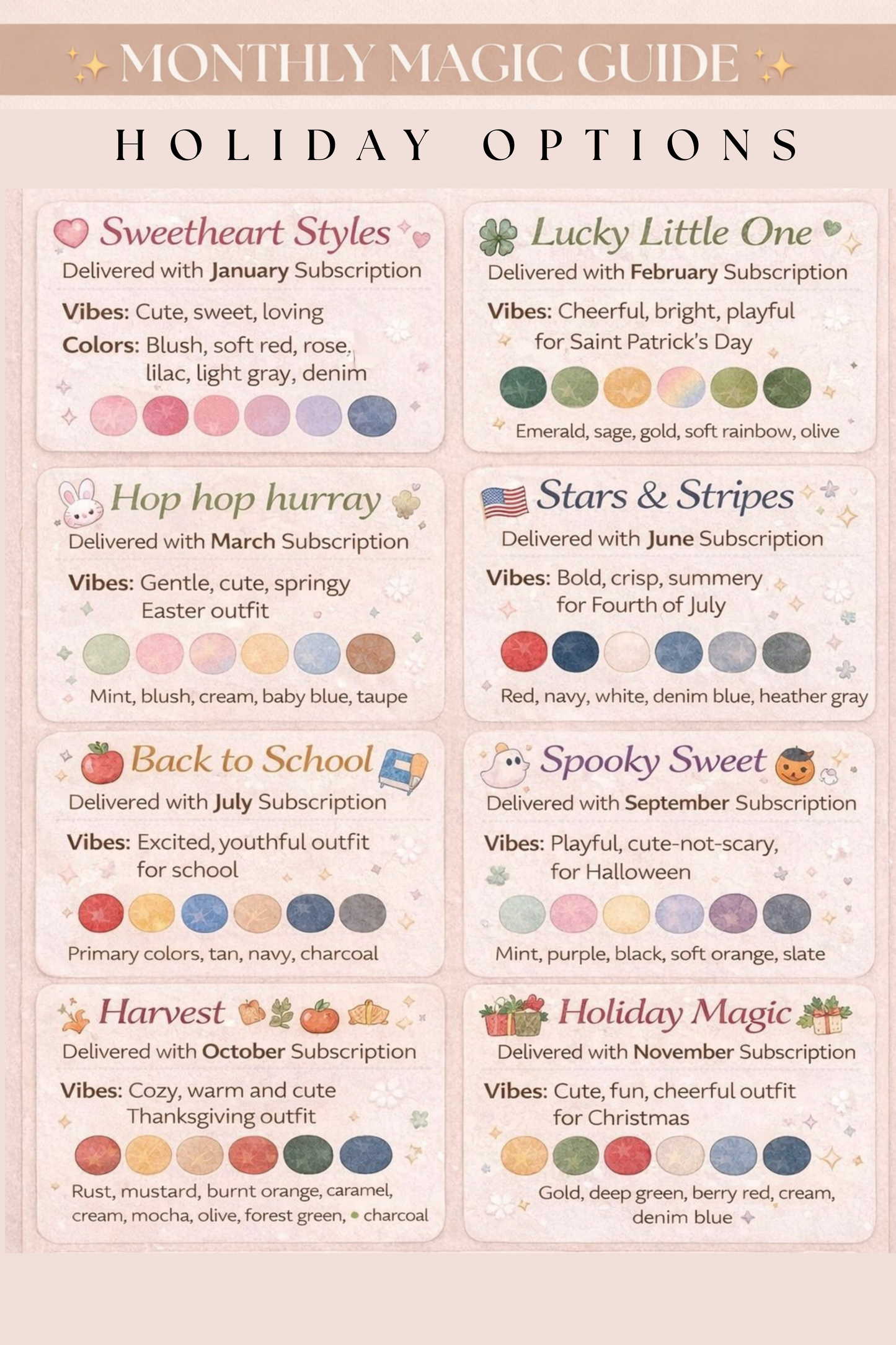 Natural Stitch Collection